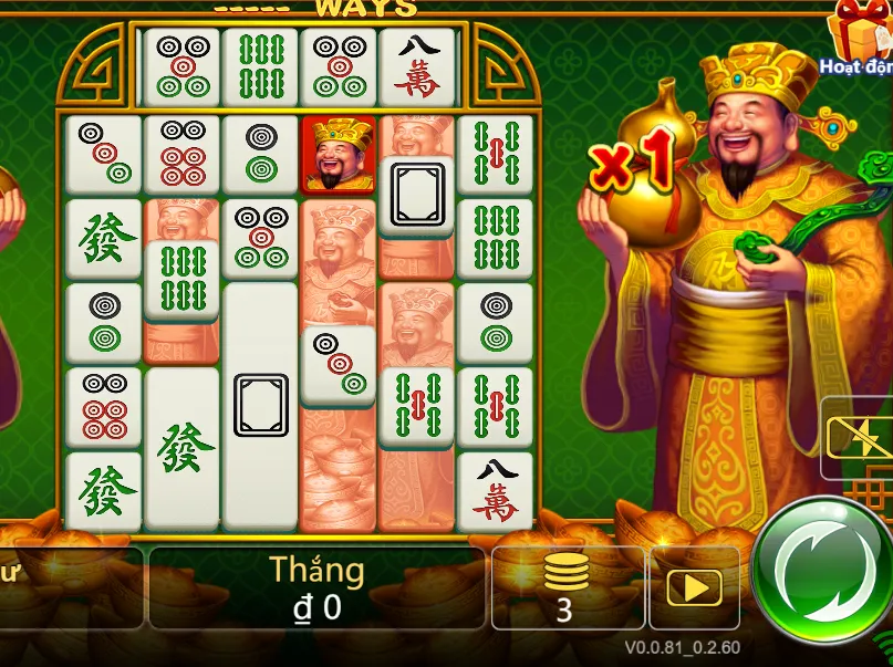 Gameplay siêu thú vị của Nổ Hũ Thần Mahjong